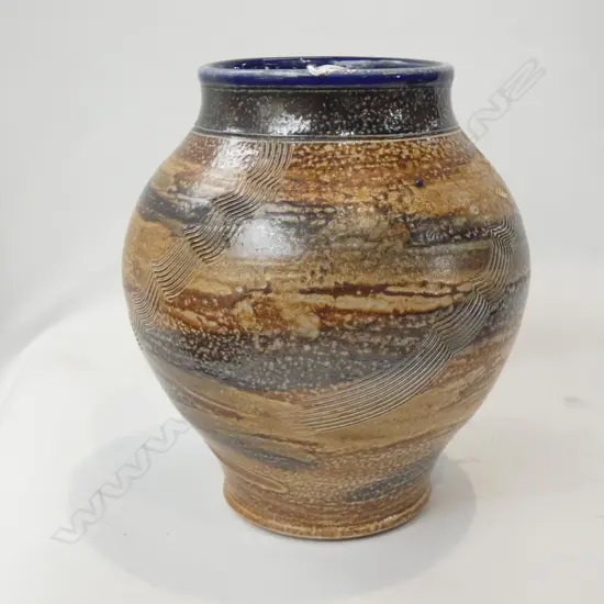 POTTERY VASE - INCISED ON BASE H. 210MM