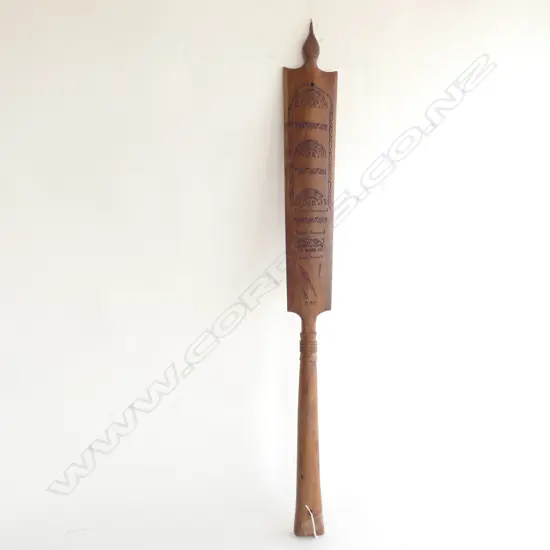 POLYNESIAN CARVED WOODEN BATON L.910mm