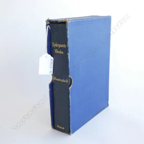 SHAKESPEARE'S WORKS, ILLUSTRATED - IN SLIP COVER 