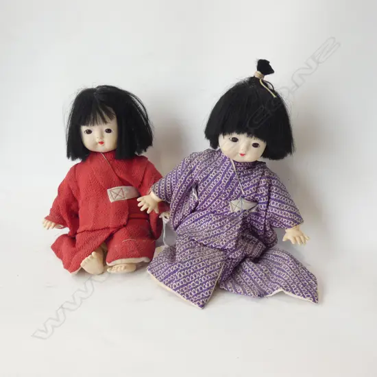 PR ORIENTAL PORCELAIN DOLLS - TRADITIONAL CLOTHES H. 240MM