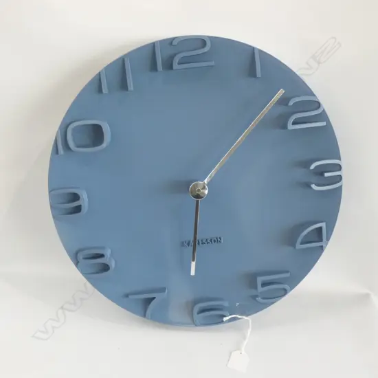 KARLSSON ON THE EDGE WALL CLOCK  DIA 410MM (IN ORIGINAL BOX) 