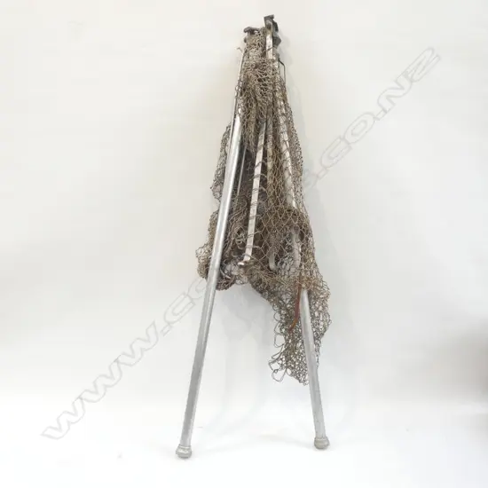 TWO OLD FISHING LANDING NETS 
