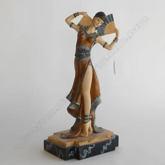 LG ART NOUVEAU LADY FIGURINE H  370MM