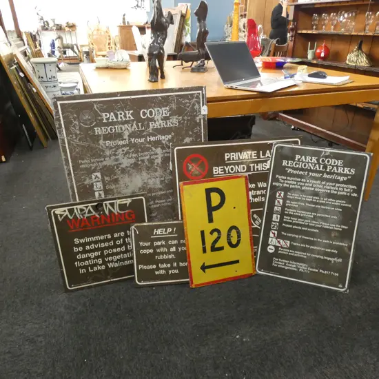 6 ASST. AUCKLAND REGIONAL COUNCIL SIGNS