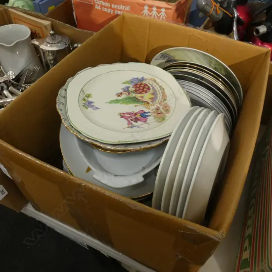 BOX LOT ASST. PLATES