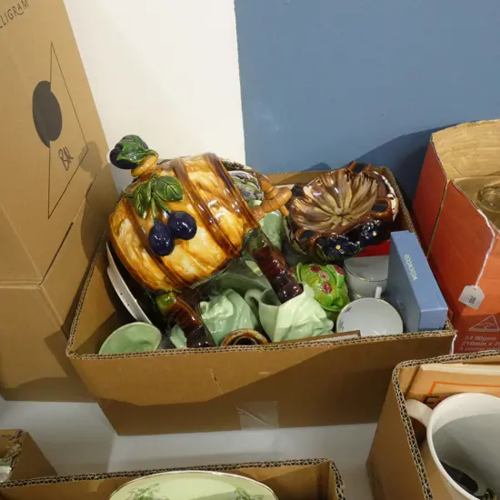 BOX LOT ASST. CERAMICS