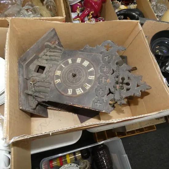 OLD WOODEN CUCKOO CLOCK 