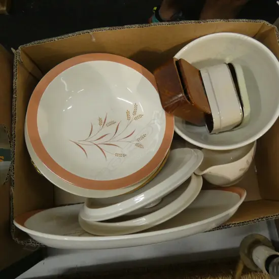 BOX LOT ASST. DINNER WARE