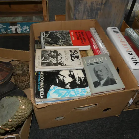 BOX LOT BOOKS; MODERN HISTORY REVOLUTIONS ETC