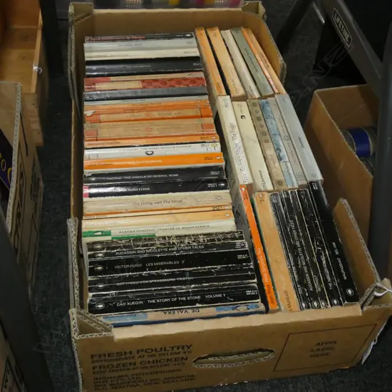 BOX LOT BOOKS; PENGUINS ETC