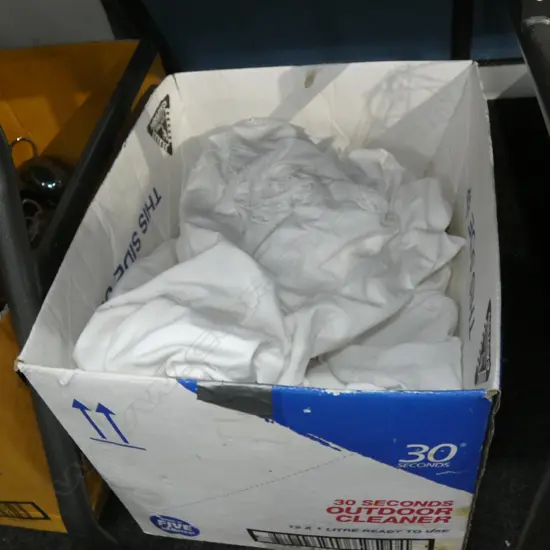 BOX WHITE EMBROIDERED LINEN