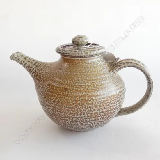 PAUL TOBIN SALT GLAZE TEAPOT H.160mm