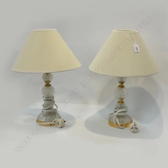 PR CRYSTAL TABLE LAMPS H.420mm