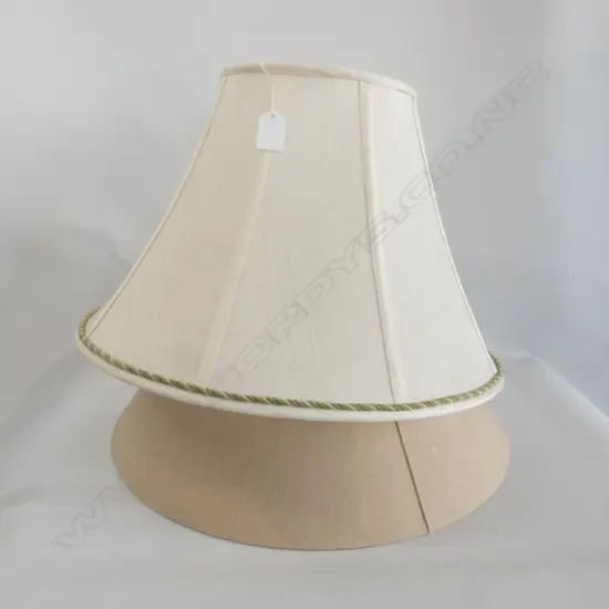 2 LG LAMP SHADES - LARGEST DIA 460MM