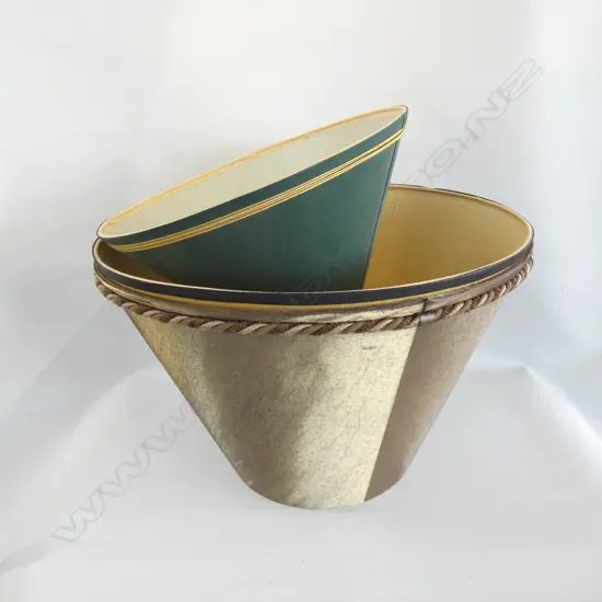 3 ASST LAMP SHADES (LARGEST DIA 455MM