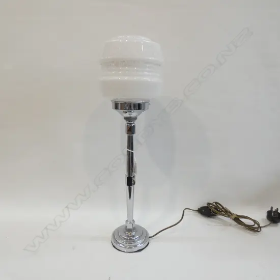 CHROME DECO LAMP H.515mm