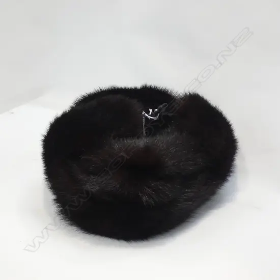 QUALITY MINK HAT WITH EAR FLAPS