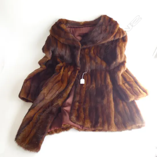 VINTAGE FUR 3/4 LENGTH COAT PROBABLY MINK