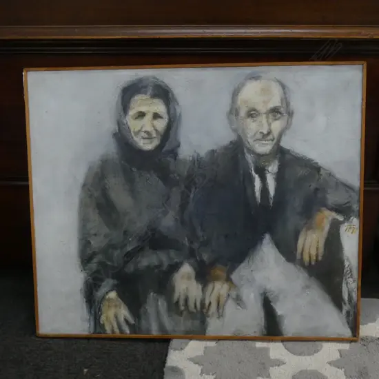 NATASA ZAFABRIA 'COPPIA' OIL 700x850mm