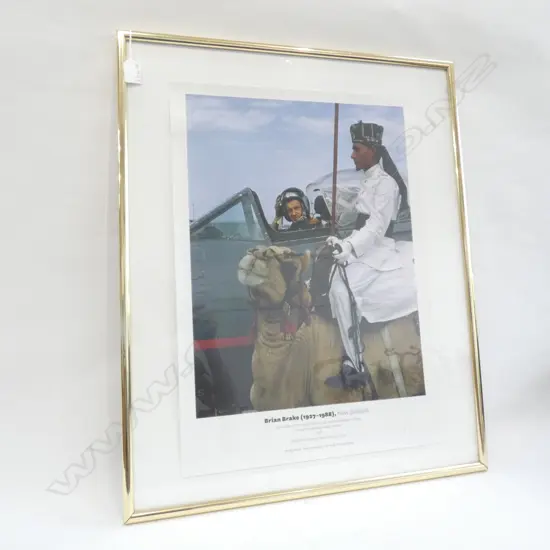 BRIAN BRAKE FRAMED PRINT 500x370mm