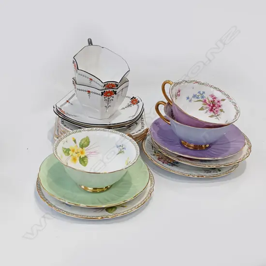 3 SHELLEY TRIOS + PR DUOS + 5 PLATES