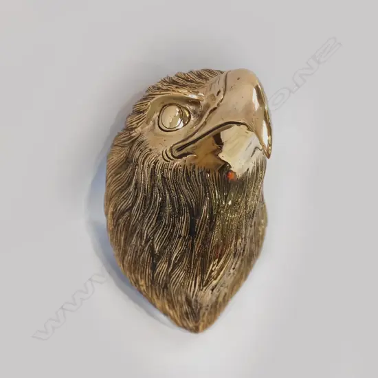 POLISHED BRONZE EAGLE FACE H.300mm