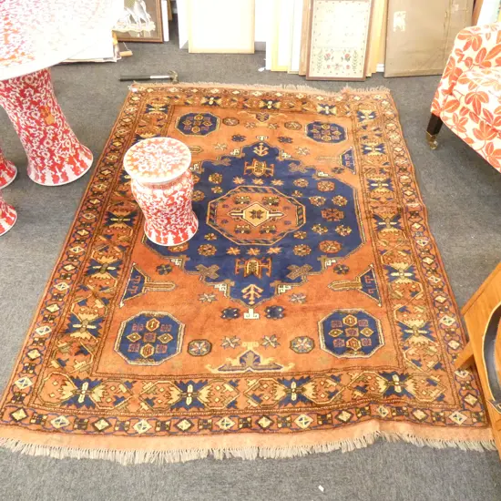 HAND KNOTTED ALL WOOL RUG