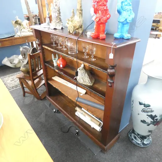 COLONIAL KAURI STANDING BOOKCASE...