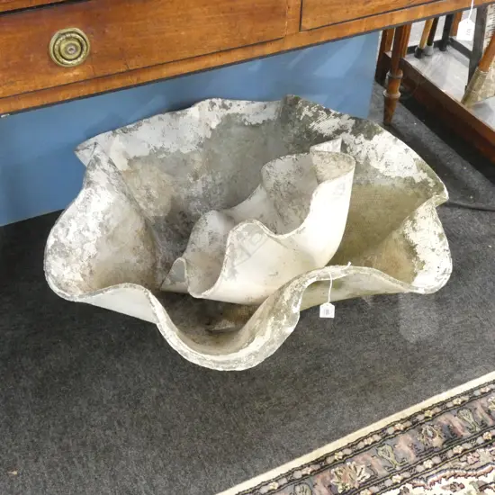 PAIR OF RETRO GARDEN POTS