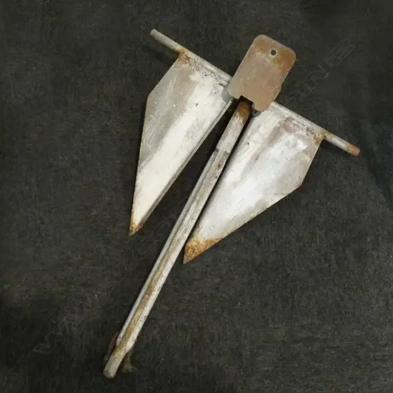 OLD SHIPS STEEL ANCHOR DANFORTH TYPE