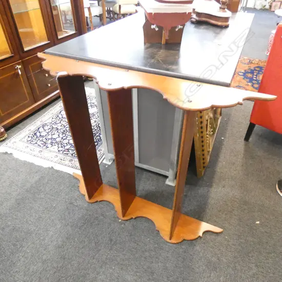 MAHOGANY WALL SHELVES 1160  X 940MM