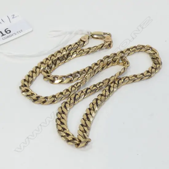 9CT GOLD CHAIN 37.3 GRAMS