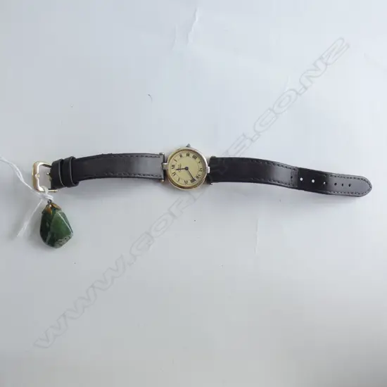 GP CARTIER WATCH + GREENSTONE PENDANT