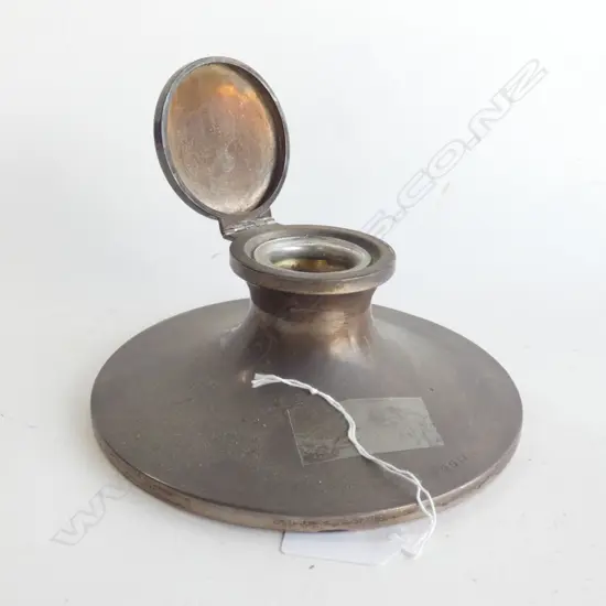 STG SILVER INKWELL B'HAM 1911 170mm dia