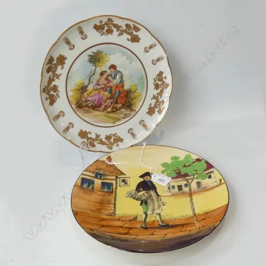 ROYAL STAFFORDSHIRE PLATE & 1 OTHER