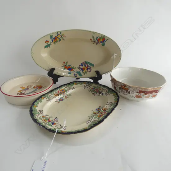 MASON IRONSTONE 2 DISHES BOWL & TEDDY BEAR CHILDS PLATE