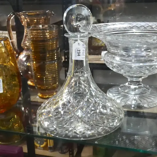 ROYAL BRIERLY SHIPS DECANTER AS NEW w. BOX H.230mm