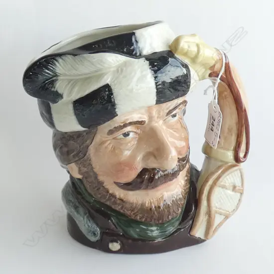 ROYAL DOULTON CHARACTER JUG 'TRAPPER' D6609  H 200MM