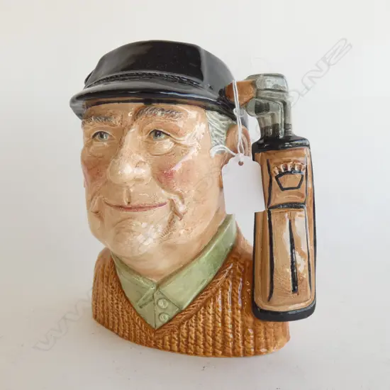 ROYAL DOULTON CHARACTER JUG 'GOLFER' D6627' H 205MM