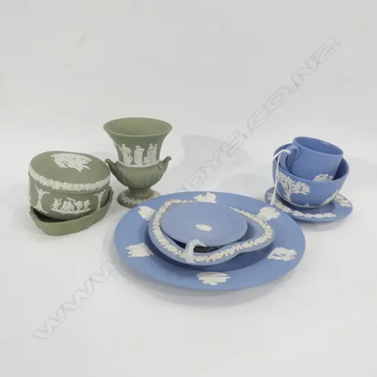 9 PCS ASST WEDGWOOD JASPERWARE