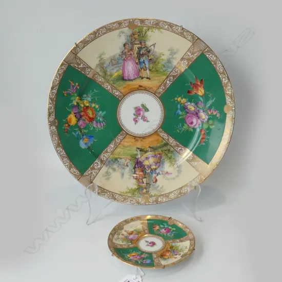 2 DRESDEN PLATES 275mm dia