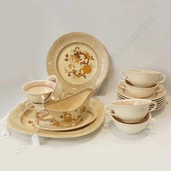 MASON IRONSTONE 16PC PART SERVICE ALLADIN PAT