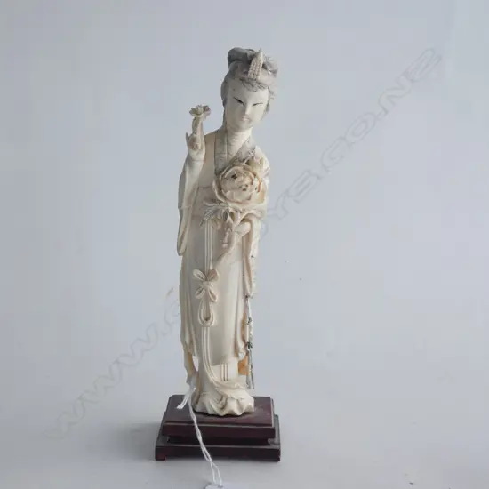 ORIENTAL IVORY FIGURE H.225mm