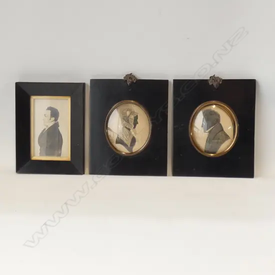 3 19thC. SILHOUETTES 