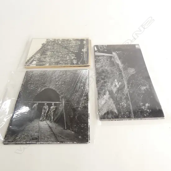 ASST. PHOTOS / POSTCARDS; EARLY NZ RAILWAY