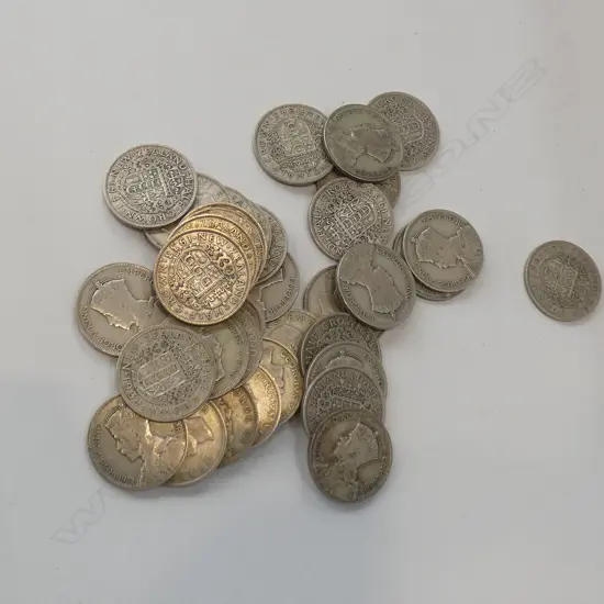 BAG COINS MAINLY NZ PRE 1946 500GMS