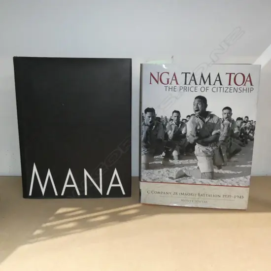 2 MAORI COFFEE TABLE BOOKS MANA + NGA TAMA TOA