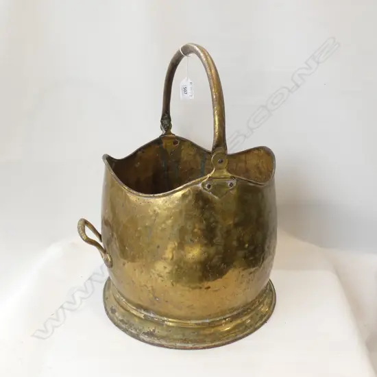 BRASS COAL SKUTTLE 310mm dia