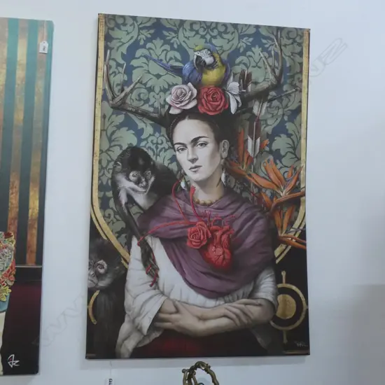 FRIDA KAHLO CANVAS PRINT 1020x665mm