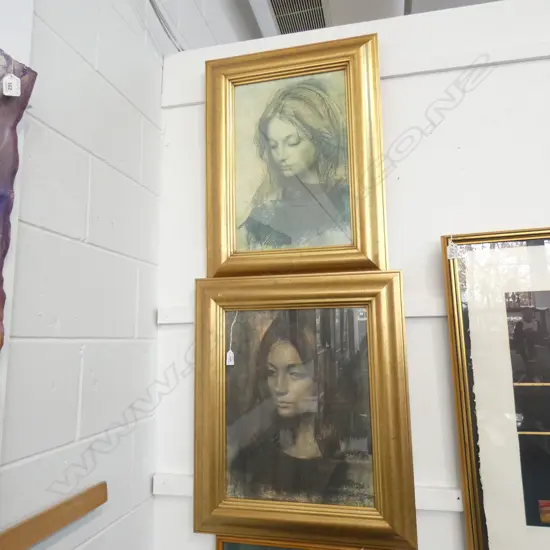 PR PIETRO ANNIGONI PRINTS 'CHRISTINA I' & 'CHRISTINA II', 465 x 305mm